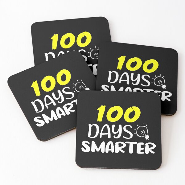 Item preview, 100 Days Smarter Teacher or Student 100th Day of school designed and sold by Trendy Stitch.