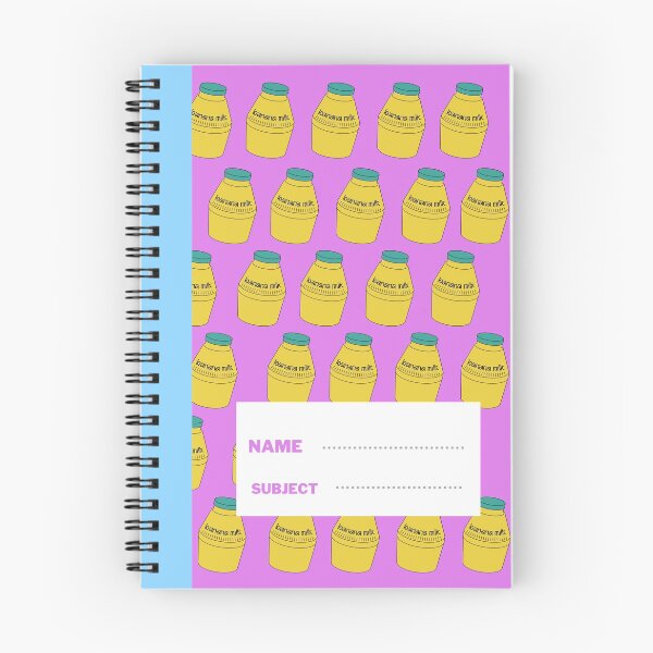 Item preview, Banana Milk Notebook designed and sold by KAIRAAY.