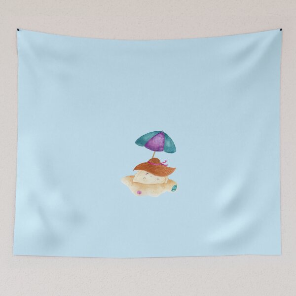 Item preview, Dumpling on a beach designed and sold by littlebluefawn.