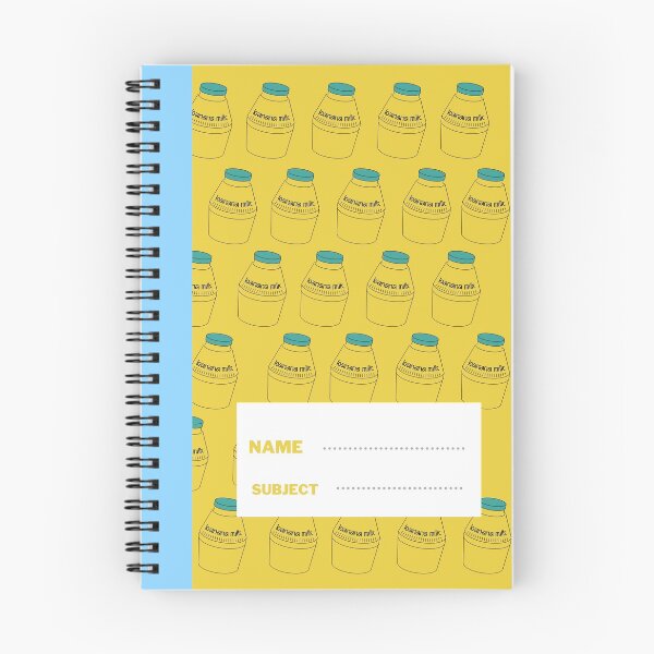 Item preview, Banana Milk Notebook designed and sold by KAIRAAY.