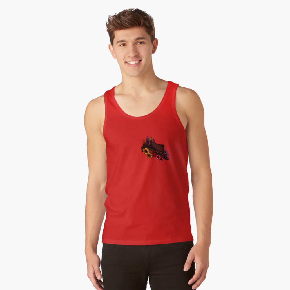 Vista previa del artículo con la obra «Camiseta de tirantes», diseñado y vendido por QuantumTattoo.
