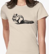 Chipmunk - Critter Love Collection 4 of 6 Women's Fitted T-Shirt