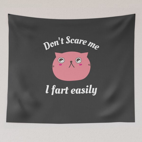 Item preview, Don't scare me - Cat can't stop farting designed and sold by Clurixious.