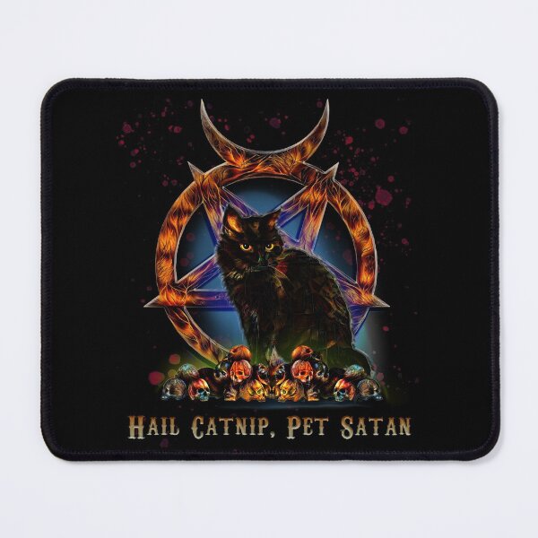 Item preview, Satan Kitty | Hail Satan | Horror Kitty | Demon Kitty | TM11 designed and sold by triciakitty.
