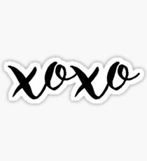 xoxo sticker trendy college sorority laptop Sticker