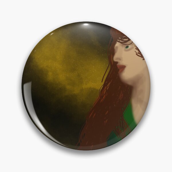 Item preview, Redheaded beauty gazing at galactic star lanes designed and sold by AdamasNemesis.