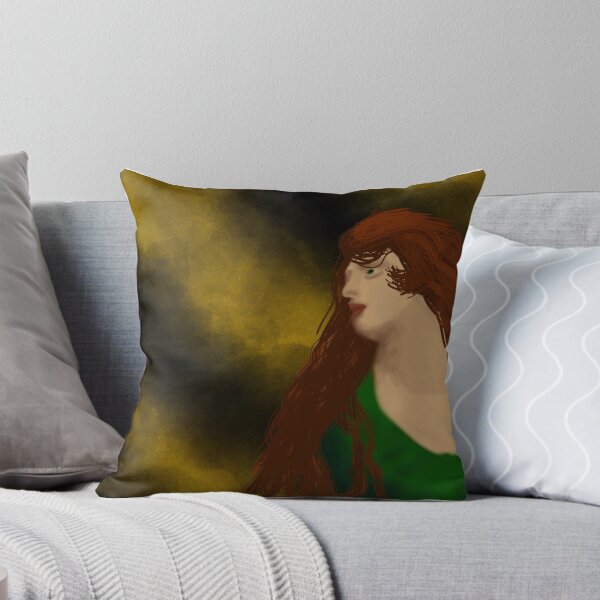 Item preview, Redheaded beauty gazing at galactic star lanes designed and sold by AdamasNemesis.