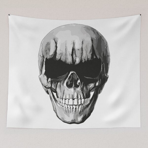 Item preview, Black Metal skull designed and sold by drizzd.