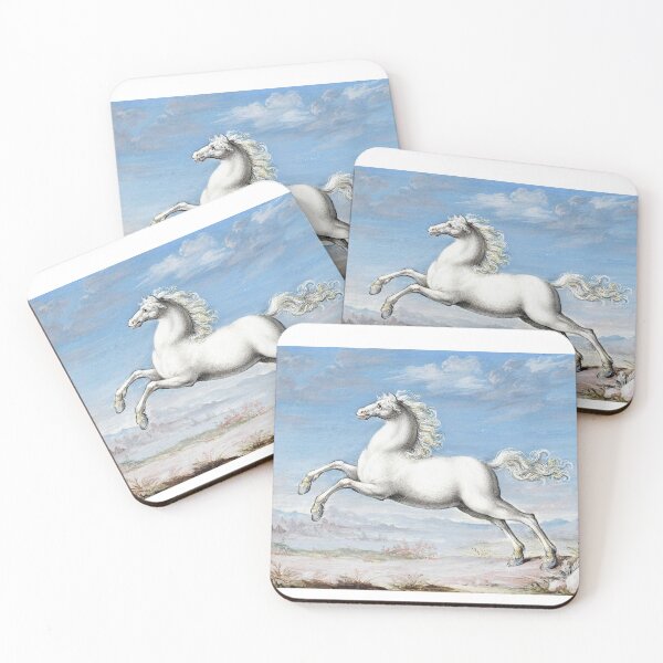 Item preview, White horse (1552–1601) painting by Joris Hoefnagel designed and sold by PARNAZ2021.