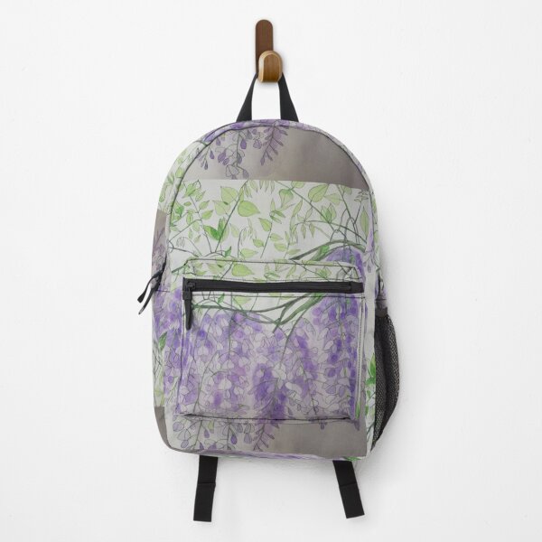 Item preview, Purple watercolour wisteria painting designed and sold by esvb.