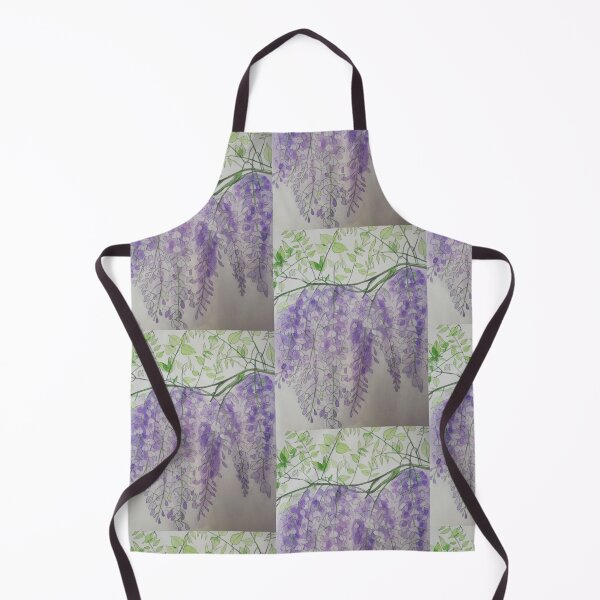 Item preview, Purple watercolour wisteria painting designed and sold by esvb.