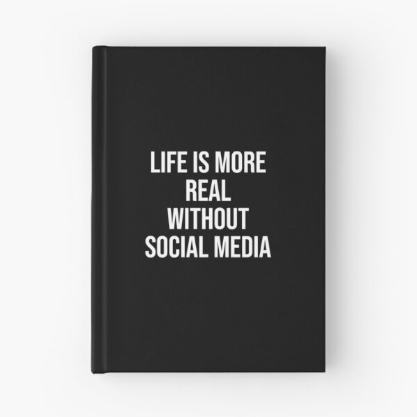Item preview, life is more real without social media designed and sold by Ridaelb.