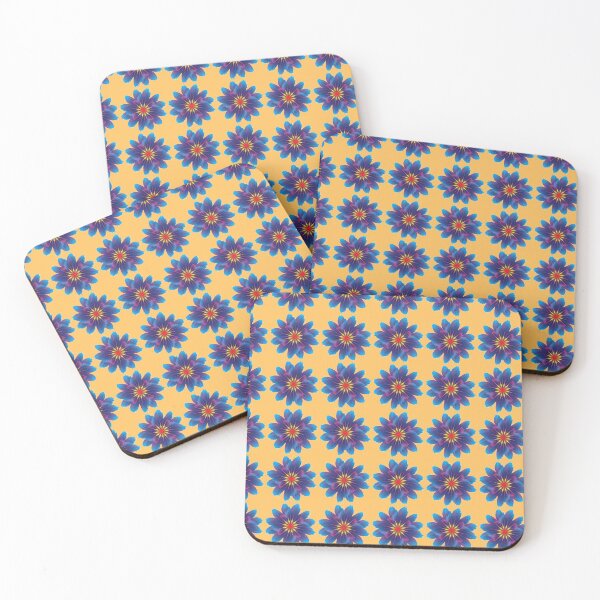 Item preview, Blue Flower of Yellow Light Pattern designed and sold by RafaelLima7.