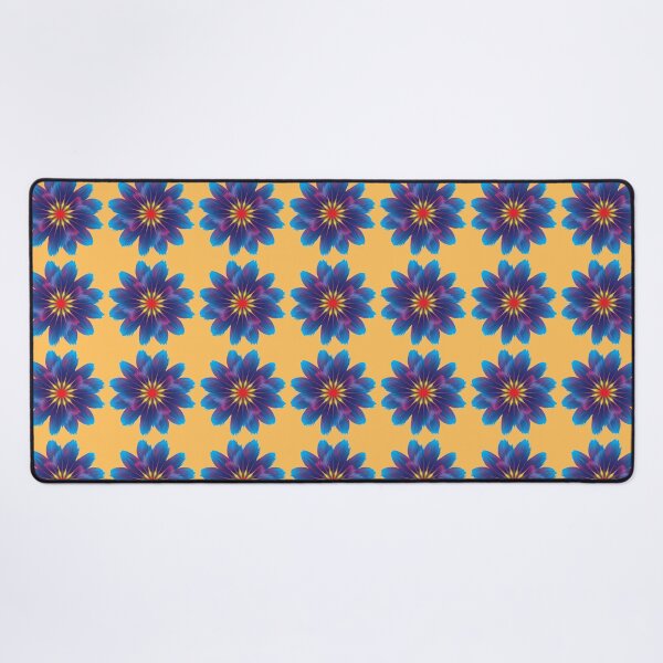 Item preview, Blue Flower of Yellow Light Pattern designed and sold by RafaelLima7.