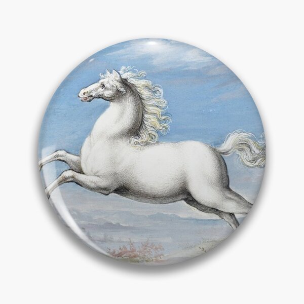 Item preview, White horse (1552–1601) painting by Joris Hoefnagel designed and sold by PARNAZ2021.