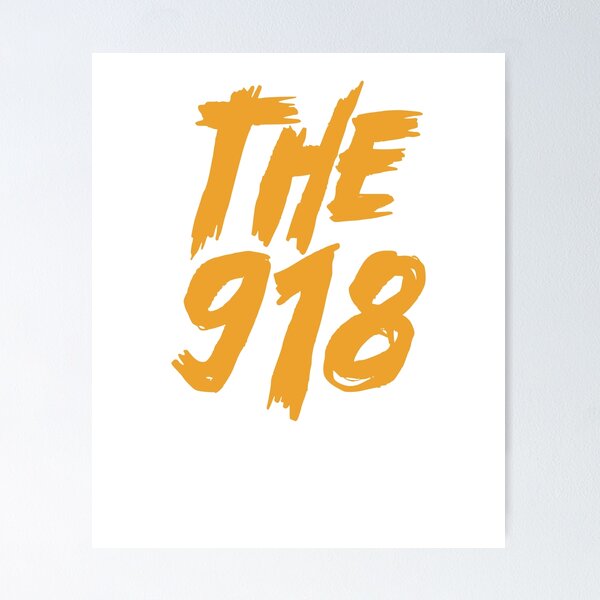 Item preview, The 918 Tulsa Oklahoma Area Code Theme designed and sold by deskwhiskey.