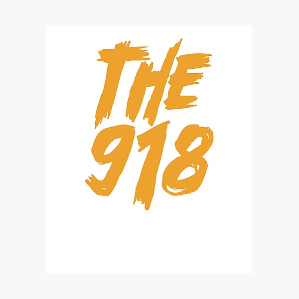 Item preview, The 918 Tulsa Oklahoma Area Code Theme designed and sold by deskwhiskey.