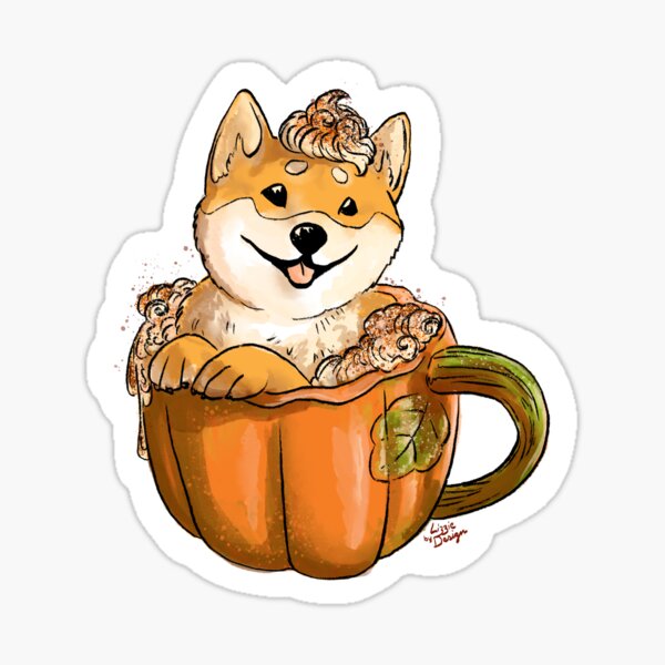 Pumpking Spice Pupper Sticker