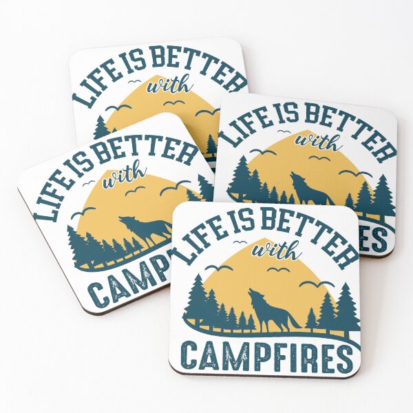 Item preview, life is better with campfires designed and sold by naturehikers.