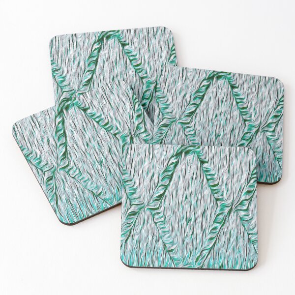 Item preview, Green Botanical Rhombi designed and sold by fatenanwar.