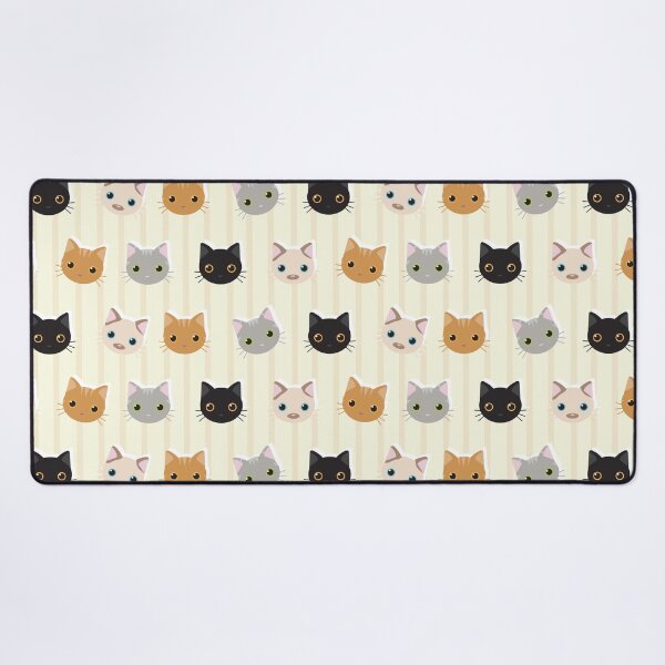 Item preview, Kittens & Stripes Pattern designed and sold by tanyadraws.