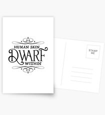 Human Skin, Dwarf Within Postcards