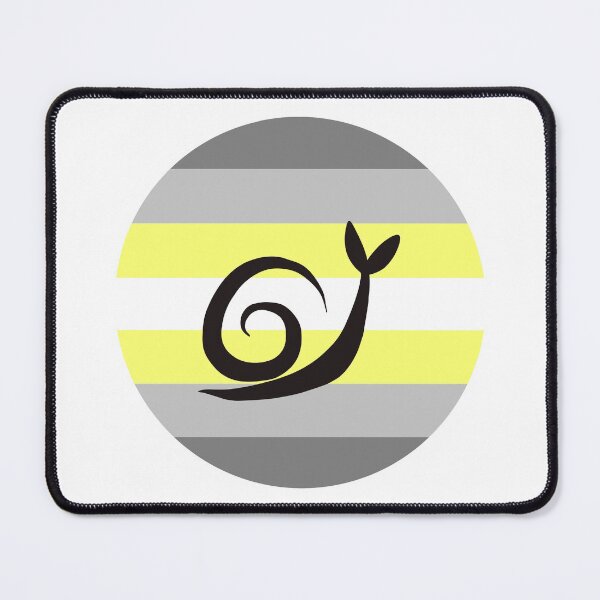 Item preview, Demigender Demienby Minimalist Pride Snail Logo designed and sold by PrideSnails.
