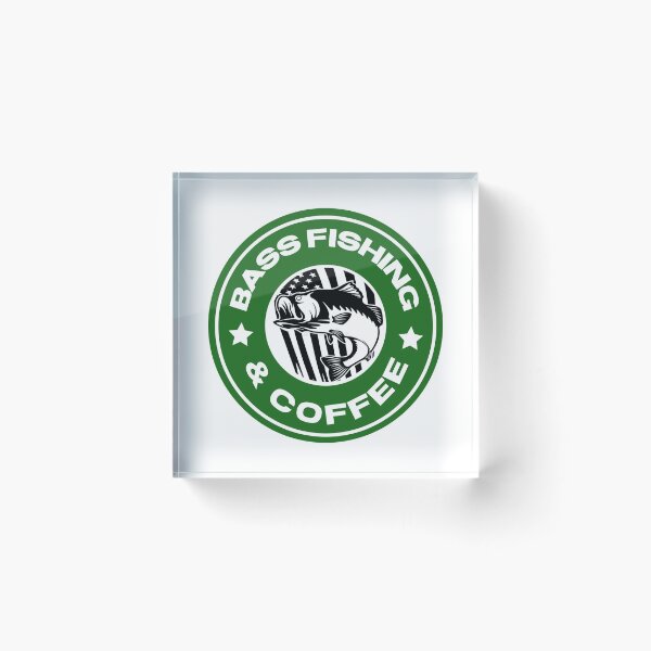 Item preview, Funny bass fishing and coffee parody design  designed and sold by Tim Dunaway.