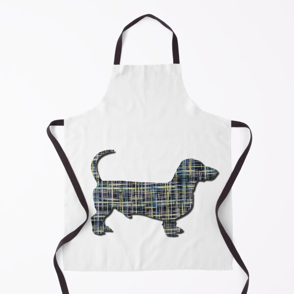 Item preview, I Love My Dachshund Grid Dog Silhouette designed and sold by AMSonArt.