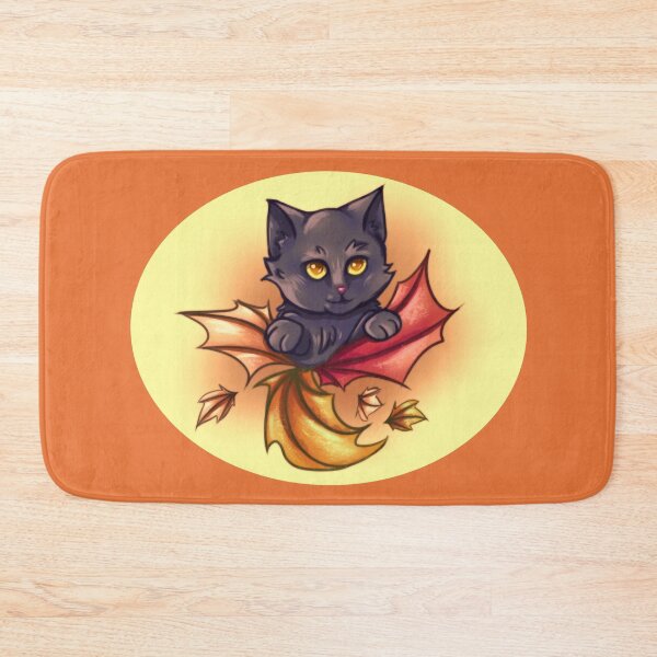 Item preview, Fall Leaves Cat designed and sold by SavvyScribbles.