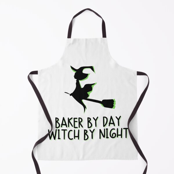 Item preview, Baker by day, witch by night - Halloween fun image for bakers designed and sold by sugarrosekitch.