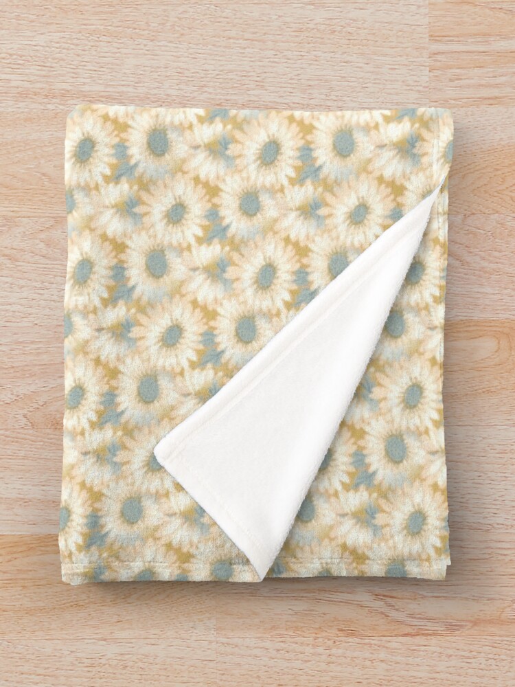 Thumbnail 3 of 6, Throw Blanket, Golden Garden Pattern designed and sold by RafaelLima7.