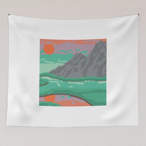 Item preview, Textured Digital Painting - Sunset River designed and sold by mikaylawiser.
