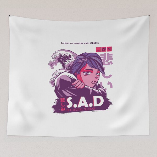 Item preview, Kawaii sad girl  designed and sold by TRIBExSPACE.