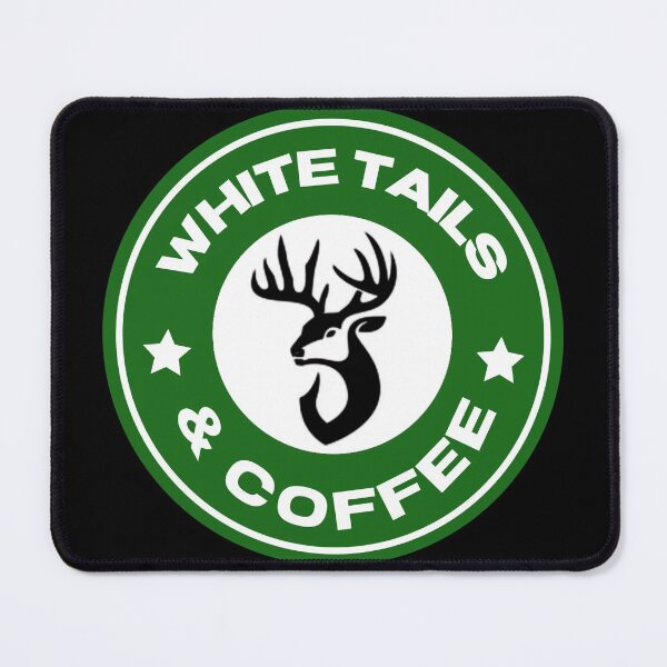 Item preview, Funny White tails and coffee deer hunting design  designed and sold by Tim Dunaway.