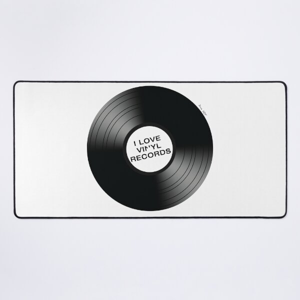 Artikelvorschau, LOVE VINYL RECORDS - Schwarzweiß / Illustration von Iona Art Digital entworfen und verkauft von IonaArtDigital.