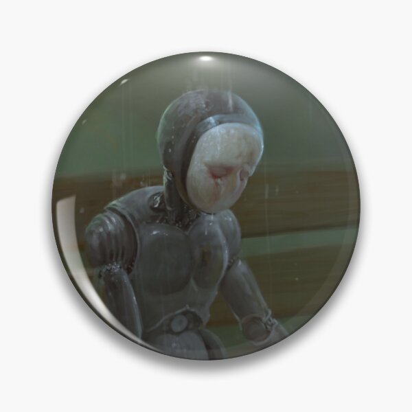 Item preview, Bob, Burton Gray's painting of a sad robot sitting in the rain designed and sold by Burton Gray.