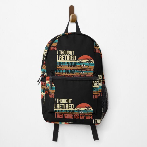 Item preview, I Thought I Retired But Now I Just Work For My Wife Sunset designed and sold by andregiftshopzz.