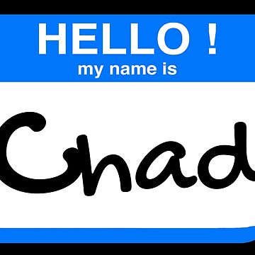  Hello My Name Is Gigachad Name Tag Sticker Funny Meme Zip  Hoodie : Clothing, Shoes & Jewelry