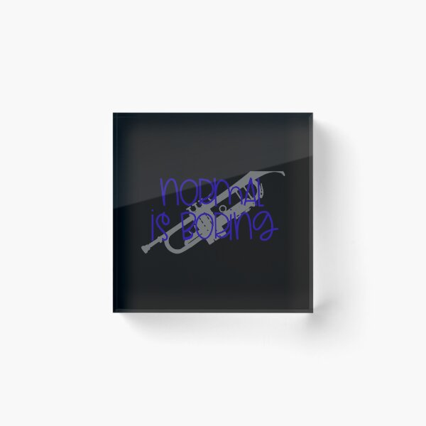 Item preview, Normal Is Boring - Trumpet Sticker designed and sold by hisarir.