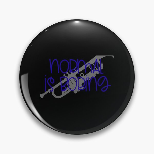 Item preview, Normal Is Boring - Trumpet Sticker designed and sold by hisarir.
