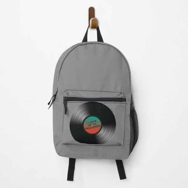 Item preview, I LOVE VINYL RECORDS - vintage / illustration by Iona Art Digital designed and sold by IonaArtDigital.