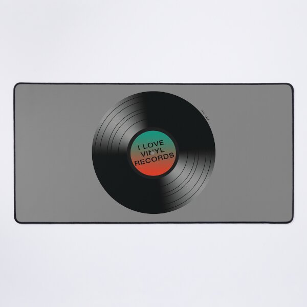 Artikelvorschau, ICH LIEBE VINYL RECORDS - Vintage / Illustration von Iona Art Digital entworfen und verkauft von IonaArtDigital.