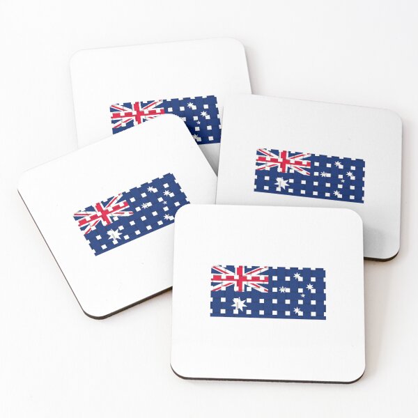 Item preview, Weave Effect Style Australia Flag Aussie Art designed and sold by Worldesigns by Artsiren.