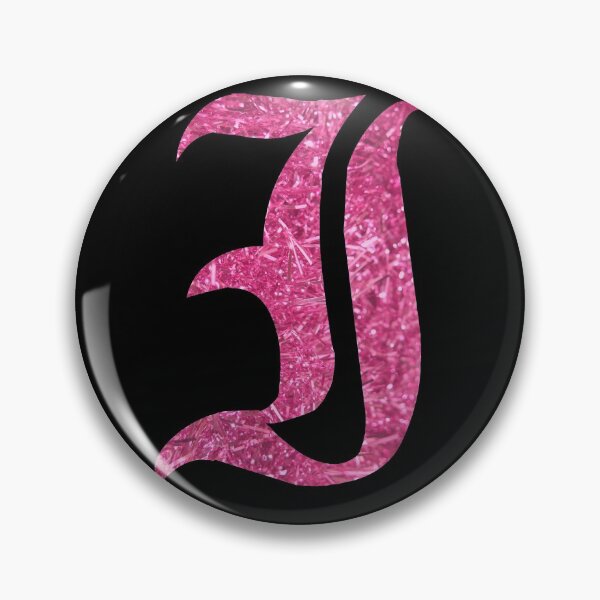 Item preview, The Letter I - Capital Pink Glitter Gothic designed and sold by TheLykosApparel.