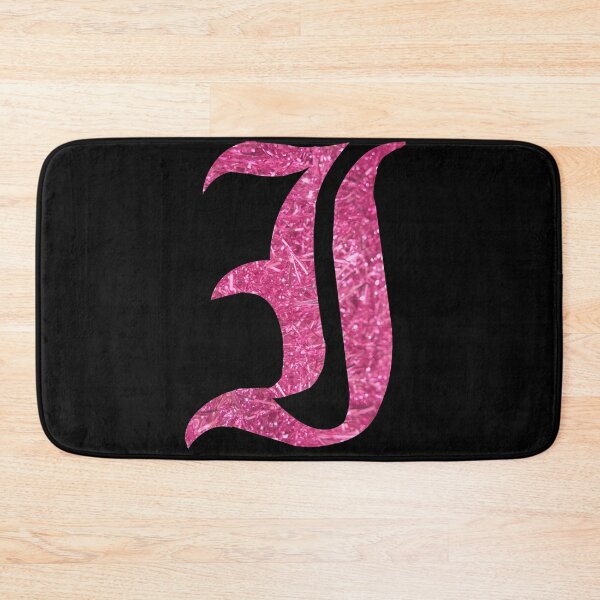 Item preview, The Letter I - Capital Pink Glitter Gothic designed and sold by TheLykosApparel.