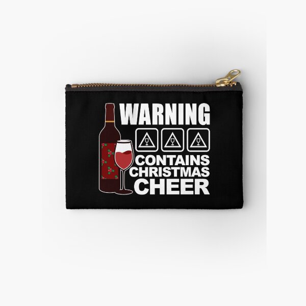 Item preview, Warning: Contains Christmas Cheer, Funny Holiday Season Graphic designed and sold by GO SHIRT-TEE.