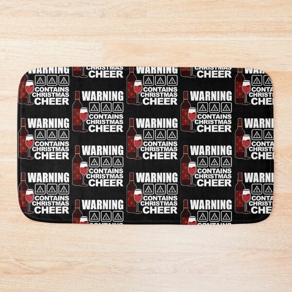 Item preview, Warning: Contains Christmas Cheer, Funny Holiday Season Graphic designed and sold by GO SHIRT-TEE.