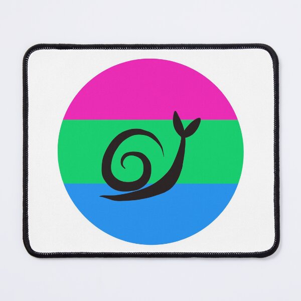Item preview, Polysexual Minimalist Pride Snail Logo designed and sold by PrideSnails.