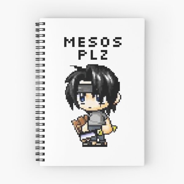 Item preview, "Mesos Plz" MapleStory Noob Meme (Transparent) designed and sold by kawaiicrossing.